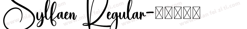 Sylfaen Regular字体转换